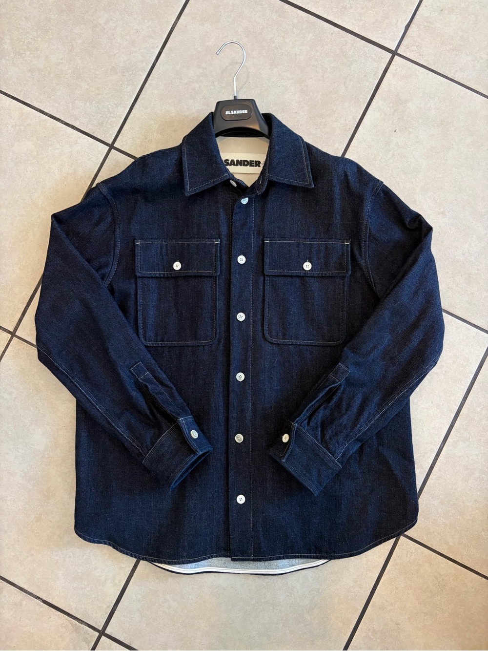 jil sander denim shirt